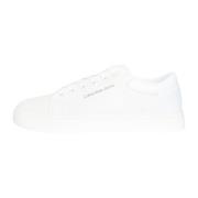 Calvin Klein Jeans Klassiska Cupsole Låga Sneakers Vit White, Herr