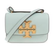 Tory Burch Liten läder axelväska Blue, Dam