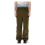 Msgm Trousers Green, Herr