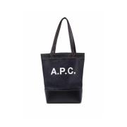 A.p.c. Denim Logo Toteväska Blue, Herr