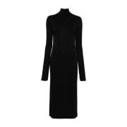 Andamane Midi Dresses Black, Dam