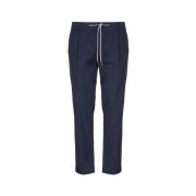 Eleventy Slim-fit Trousers Blue, Herr