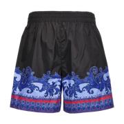 Versace Jeans Couture Animalier Badshorts Multicolor, Herr