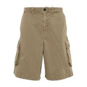 Our Legacy Herringbone Cargo Shorts Green, Herr