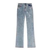 Diesel Lågt skurna jeans Blue, Dam