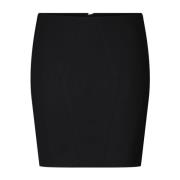 Hugo Boss Svart Sydd Minikjol Black, Dam