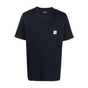 Carhartt Wip T-Shirts Blue, Herr