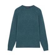 Brooks Brothers Tröja i petrol/grön ull-nylon-alpackablandning Green, ...