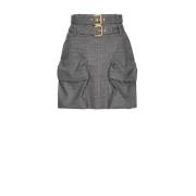 Pinko Short Skirts Gray, Dam