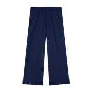 Aspesi Wide Trousers Blue, Dam