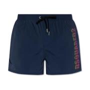 Dsquared2 Navy Blue Badkläder Blue, Herr