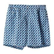 Hackett 3D Box Swim Shorts Blue, Herr