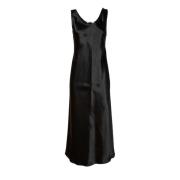 Max Mara Svart Talete Klänning Black, Dam