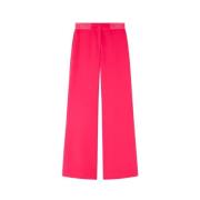 Versace Jeans Couture Wide Trousers Pink, Dam