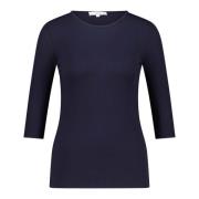 Vince Round-neck Knitwear Blue, Dam