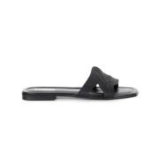 Karl Lagerfeld Svarta Slides Black, Dam