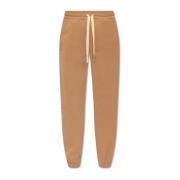 Jil Sander Sweatpants med logotyp Brown, Dam