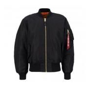 Alpha Industries Klassisk Ma-1 Flygjacka Black, Herr