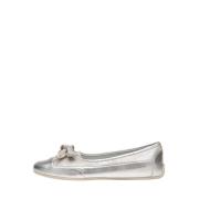 Candice Cooper Silver Nappa Läder Ballet Flats Gray, Dam