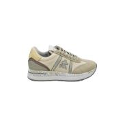 Premiata Beige Conny Sneaker för Kvinnor Multicolor, Dam