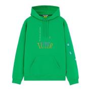 Iuter Hoodies Green, Herr