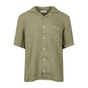 Roy Roger's Short Sleeve Shirts Green, Herr