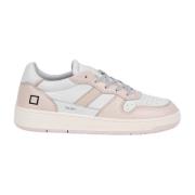 D.a.t.e. Vita och rosa Court 2.0 Sneakers Multicolor, Dam