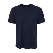 Herno Crêpe T-shirt Blue, Herr