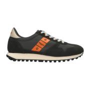 Blauer Militärgrön Orange Sneakers Black, Herr