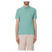 Zanone Polo Shirts Green, Herr