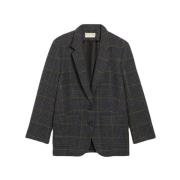 Vanessa Bruno Oversized Ull Blazer Gray, Dam