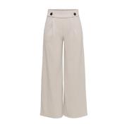 Jacqueline de Yong Wide Trousers Gray, Dam