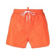 Dsquared2 Orange Boxer Badbyxor Orange, Herr