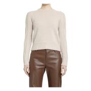 Max Mara Kamel Berlina Tröja Beige, Dam