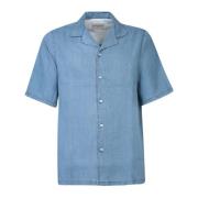 Officine Générale T-Shirts Blue, Herr