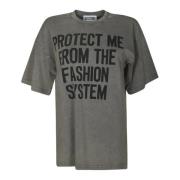 Moschino T-Shirts Gray, Herr