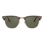 Ray-Ban Clic Polarized Clubmaster Sunglasses Brown, Herr