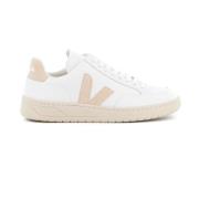 Veja V-12 Läder Vit Sable Sneakers White, Dam