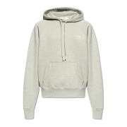 Ami Paris Hoodie med logotyp Gray, Herr