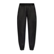 Y-3 Sweatpants med logotyp Black, Dam