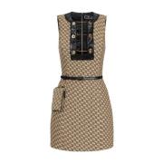 Elisabetta Franchi Elegant Klänning Kollektion Brown, Dam