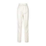 Hugo Boss Tapered Trousers White, Dam