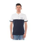 Emporio Armani EA7 Klassisk Polo Skjorta White, Herr