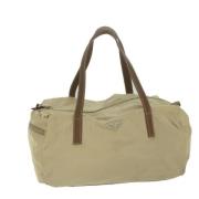 Prada Vintage Pre-owned Tyg prada-vskor Beige, Dam