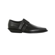 Ann Demeulemeester Svart Bowie Double Monk Strap Skor Black, Dam