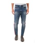 Daniele Alessandrini Slim-fit Denim Jeans Blue, Herr