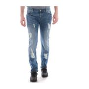 Daniele Alessandrini Klassiska Denim Jeans Blue, Herr