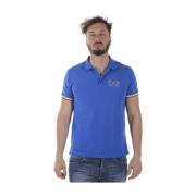 Emporio Armani EA7 Klassisk Polo Tröja Blue, Herr