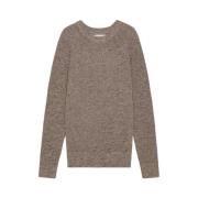 Nn07 Round-neck Knitwear Gray, Herr