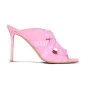 Balmain Ruby mules med vintage remmar Pink, Dam